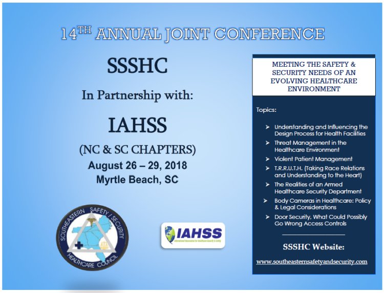 Southeastern Safety and Security Healthcare Council's Annual Joint Conference